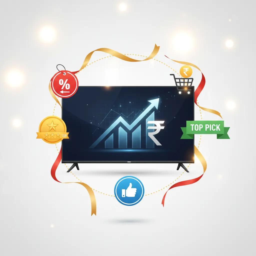 Best value for money smart TV in India with ratings and deal icons