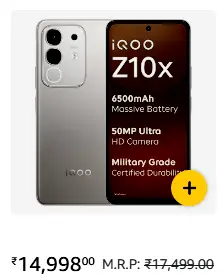 iQOO Z10x 5G smartphone budget performance model