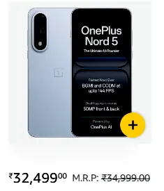 OnePlus Nord 5 5G smartphone modern design