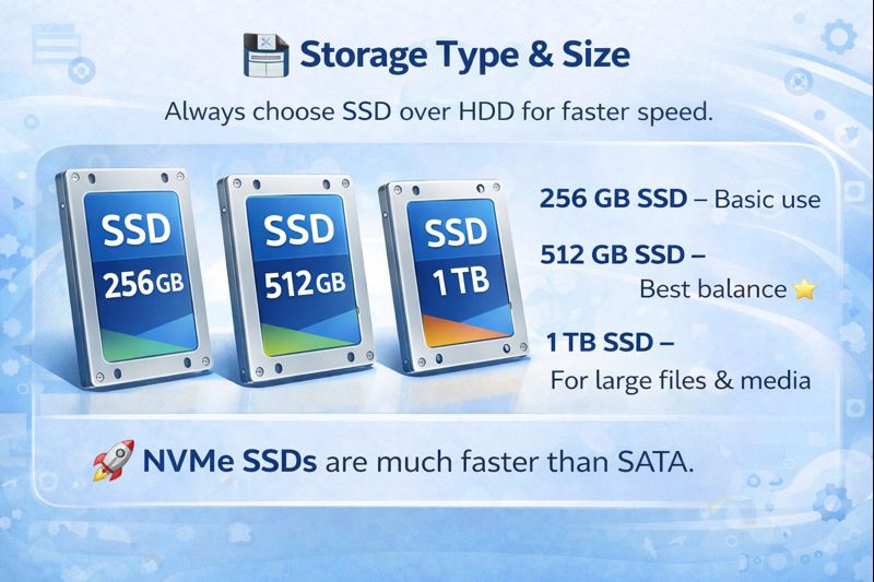 how to choose right storage type | saveondeals